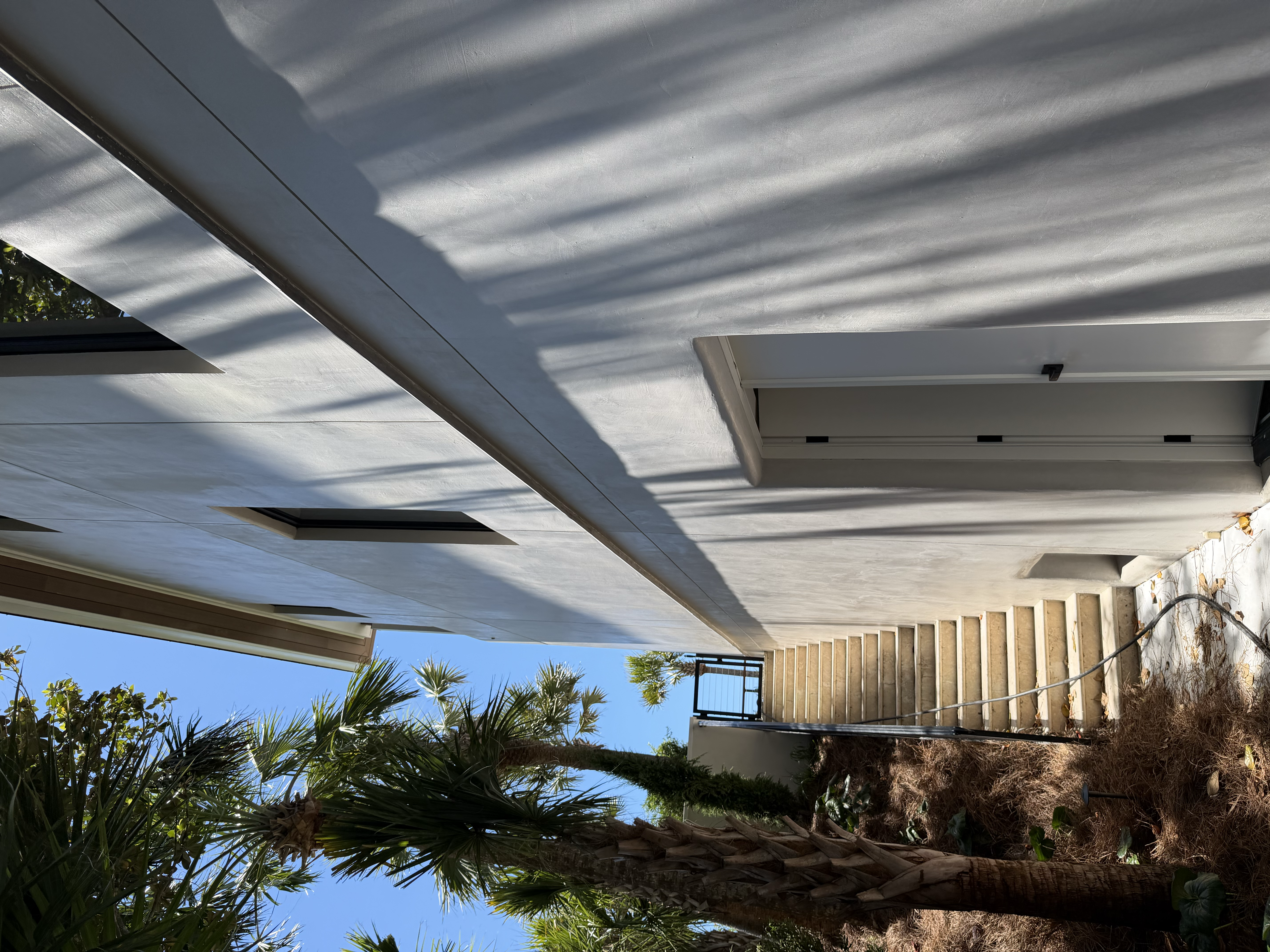 Estuary curved stucco soffit