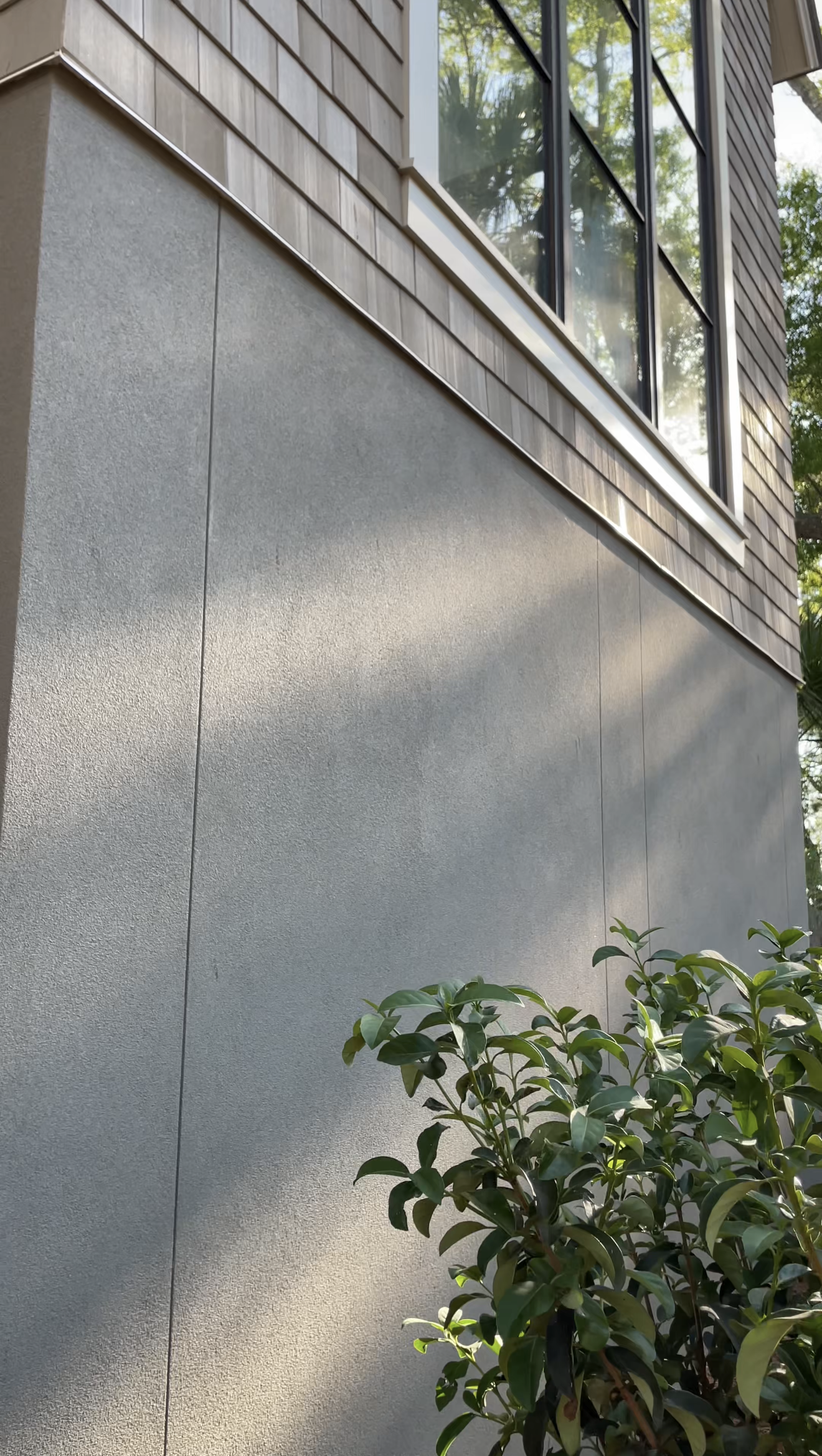 Stucco Foundation Section